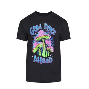 Humor Men’s Good Dayz Ahead Graphic T-Shirt Black (Size S)